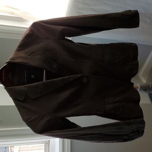 Banana Republic Brown Linen Blend Blazer sz 00P